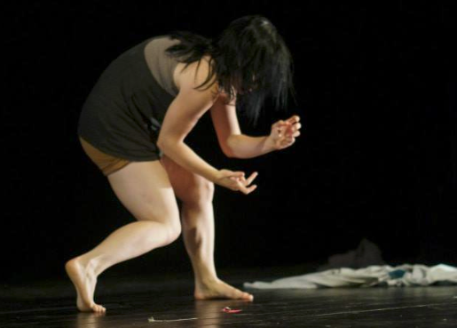 Form - single woman on stage
