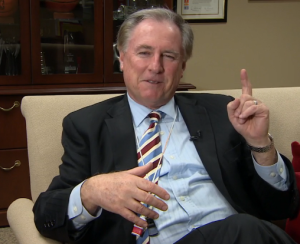 Foxcroft with finger up
