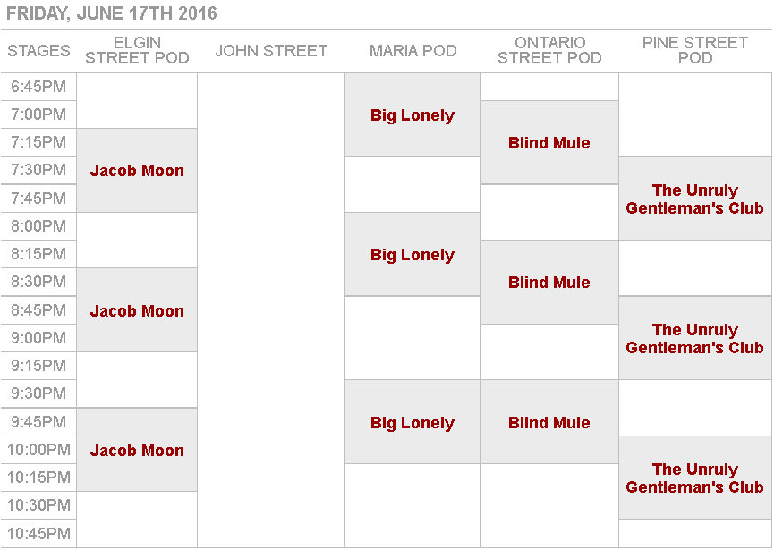 Friday street fest