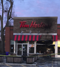 Front of store