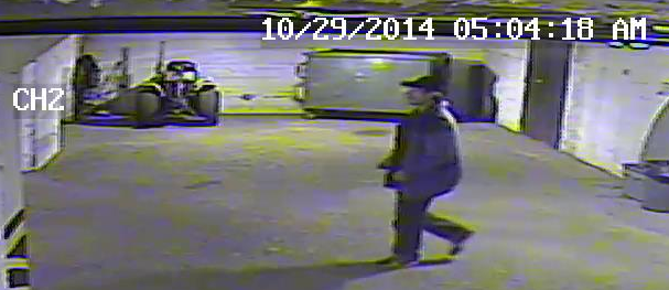 Garage break in artist