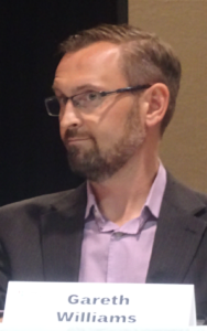 Gareth Williams looking sideways