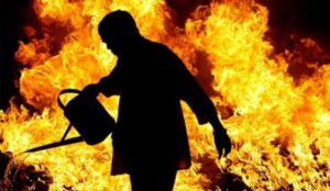 Gasoline on a fire