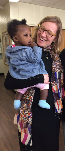 Gould with child at LINK