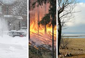 Green - climate change graphic