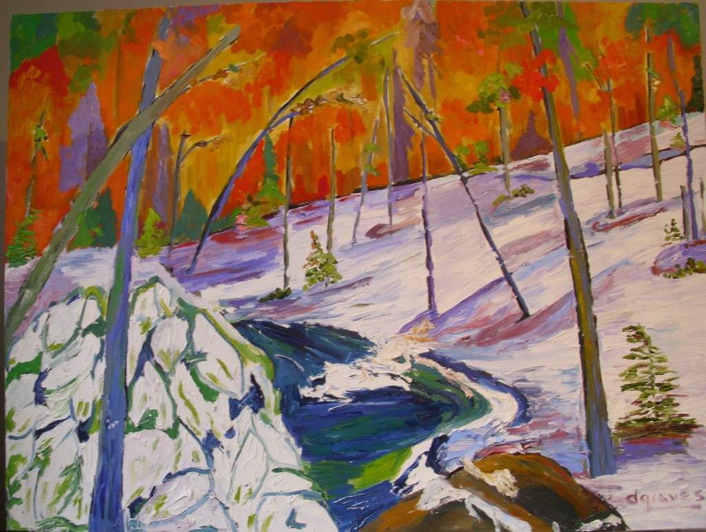 Grindstone Ravine.30x40  Graves