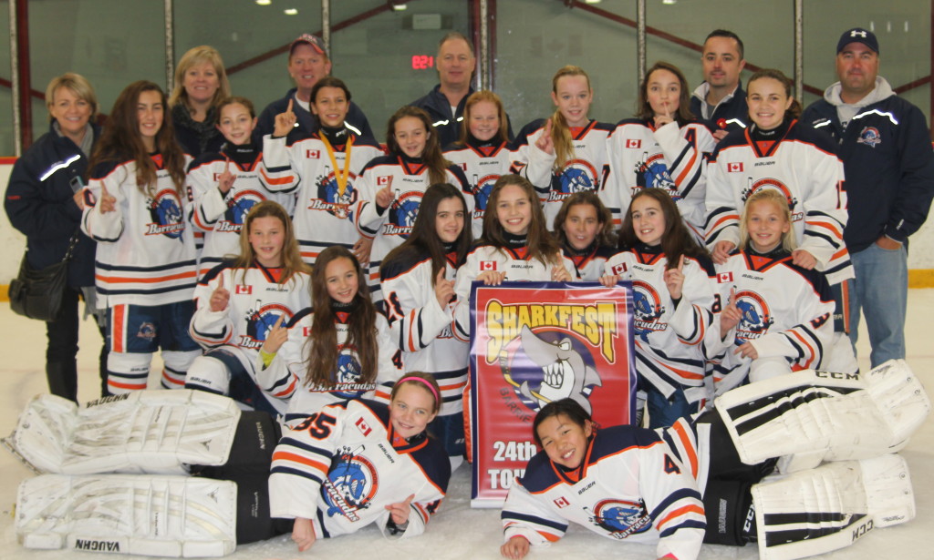 HJockey Peewee A - Gold Medalists -Barrie Sharkfest Tournament