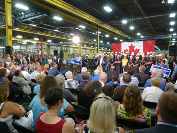 Harper in Burlington sept 1 - 2015