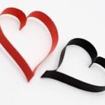 Hearts - red and black