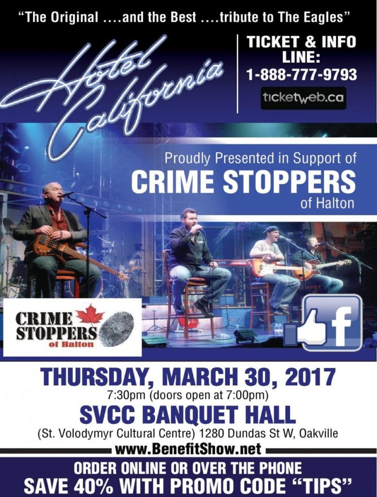 HotelCalifornia poster Crime Stoppers