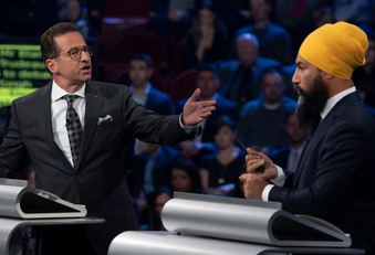 Jagmeet and BLOC debating