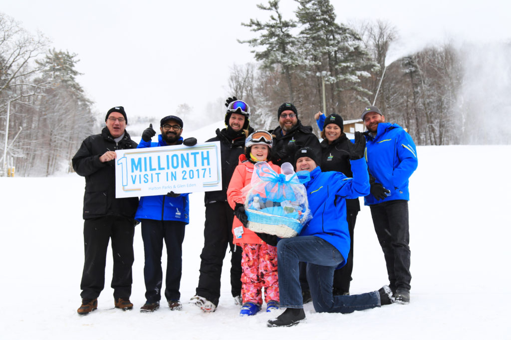 Jayme Leslie millionth visit Cons Halton