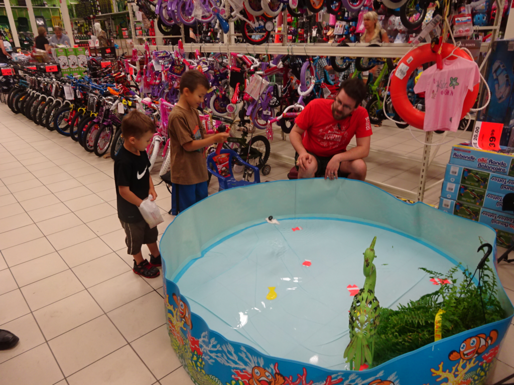 Jumpstart fish pond