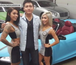 Karim with girls
