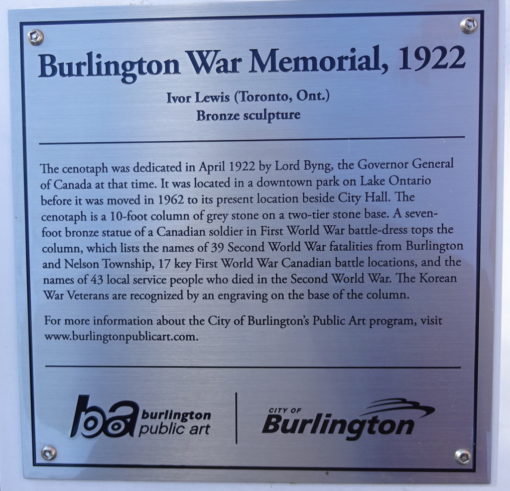 Keenleyside - plaque wording