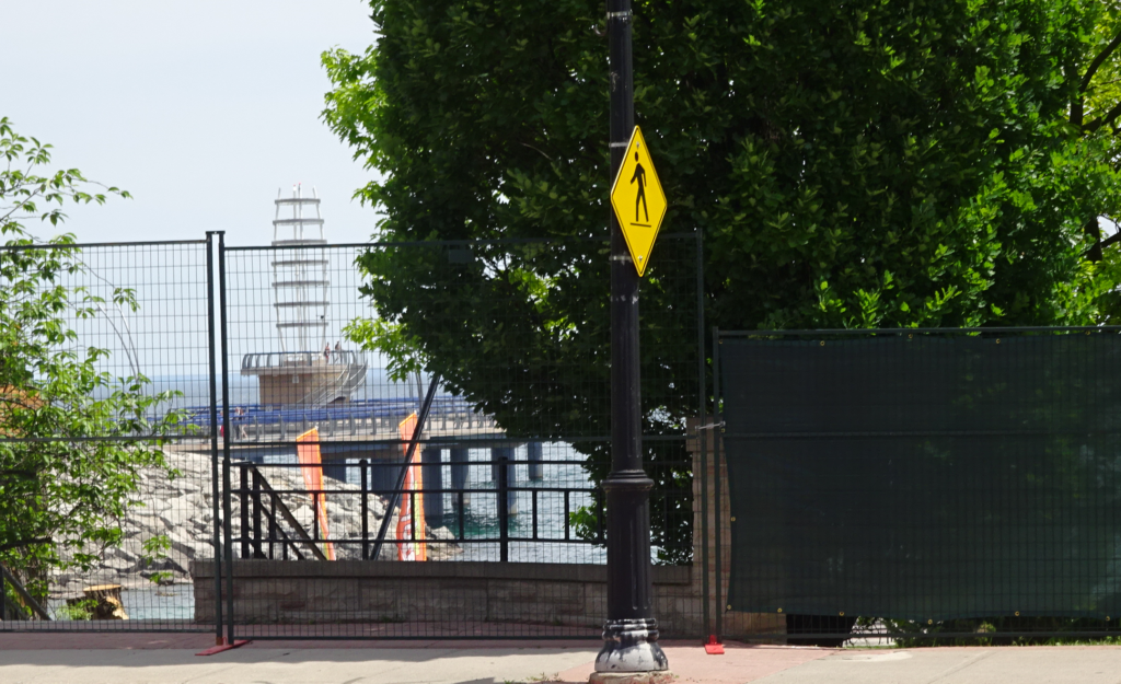 Lakeshore SoM screen view of pier