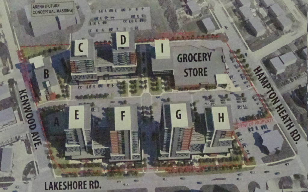 Lakeside village plaza proposal