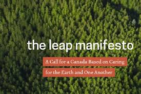 Leap Manifesto graphic