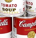 Library fine - soup cans