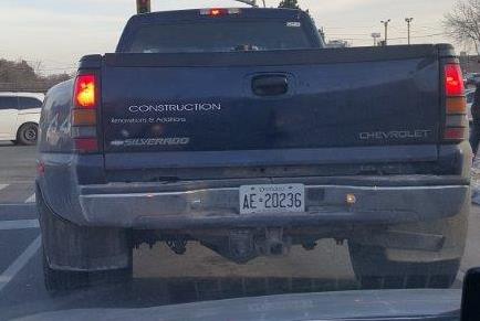 License plates - truck