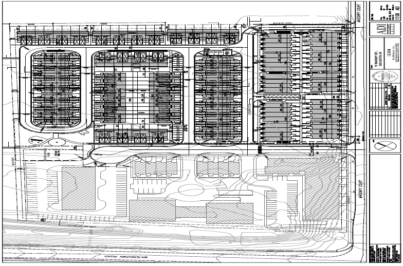 Masonty Court proposed site plan