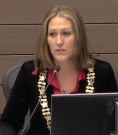 Mayor with Civic bling