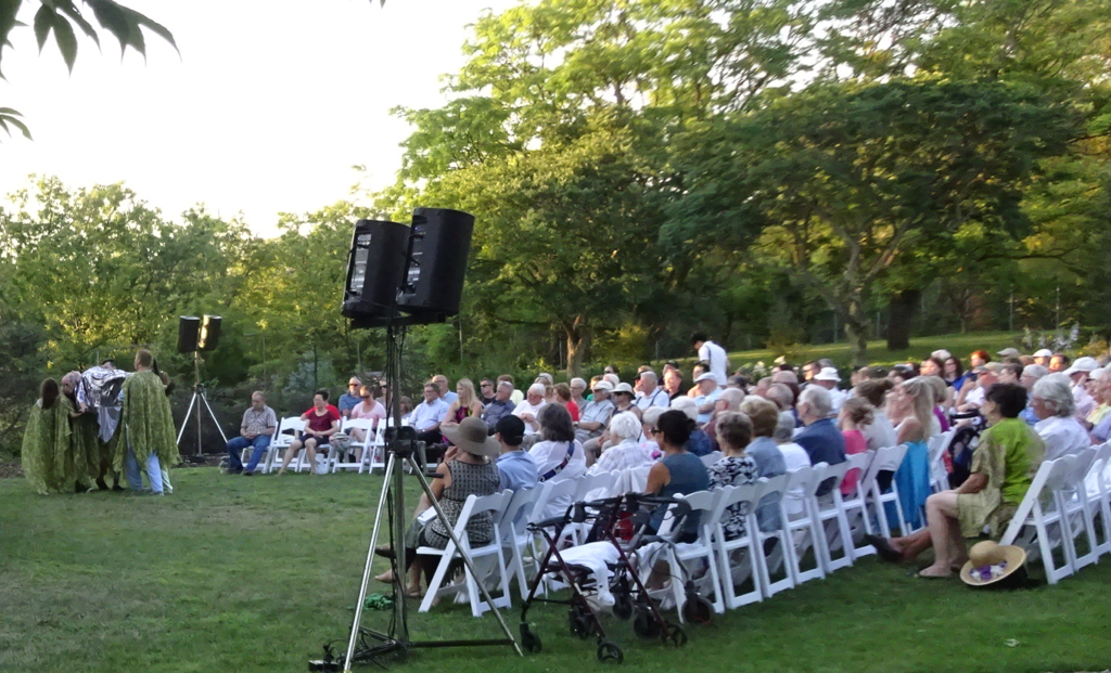 Midsummer - cast and audience