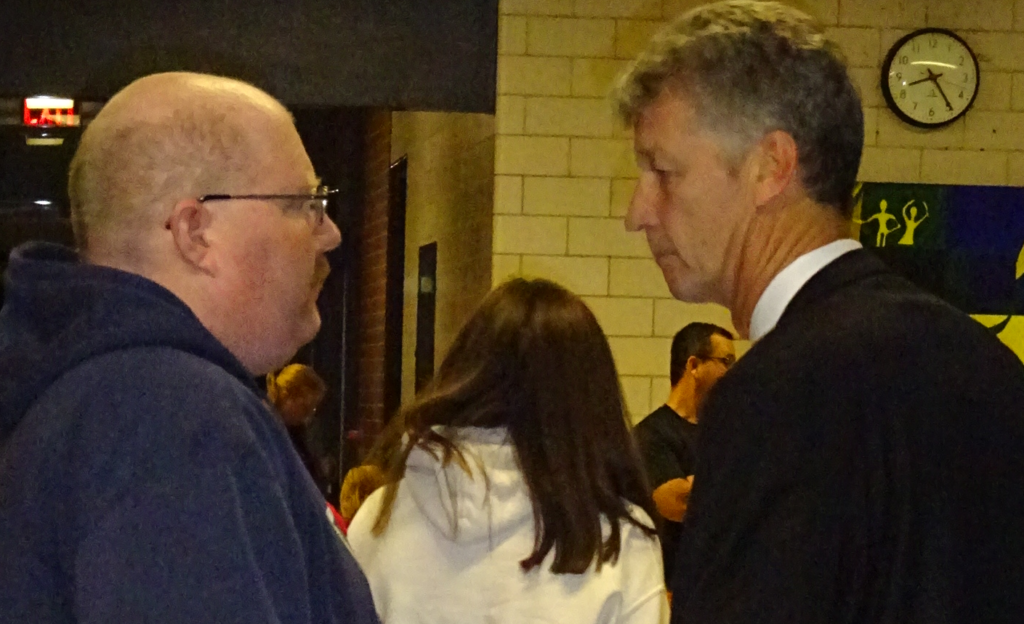 Miller engaging a prent at Central - ugly