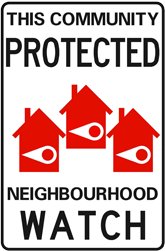 Neighbourhood watch graphic