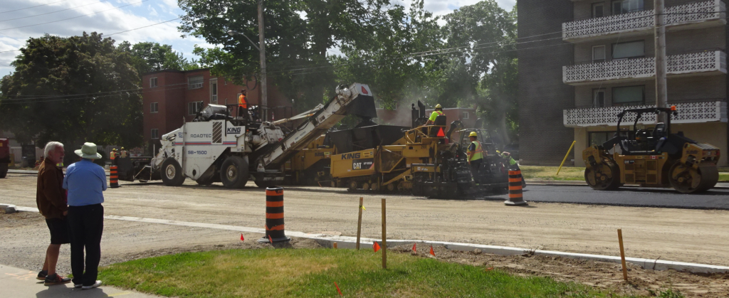 New street paving