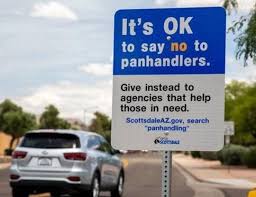 Panhandling OK tosay no