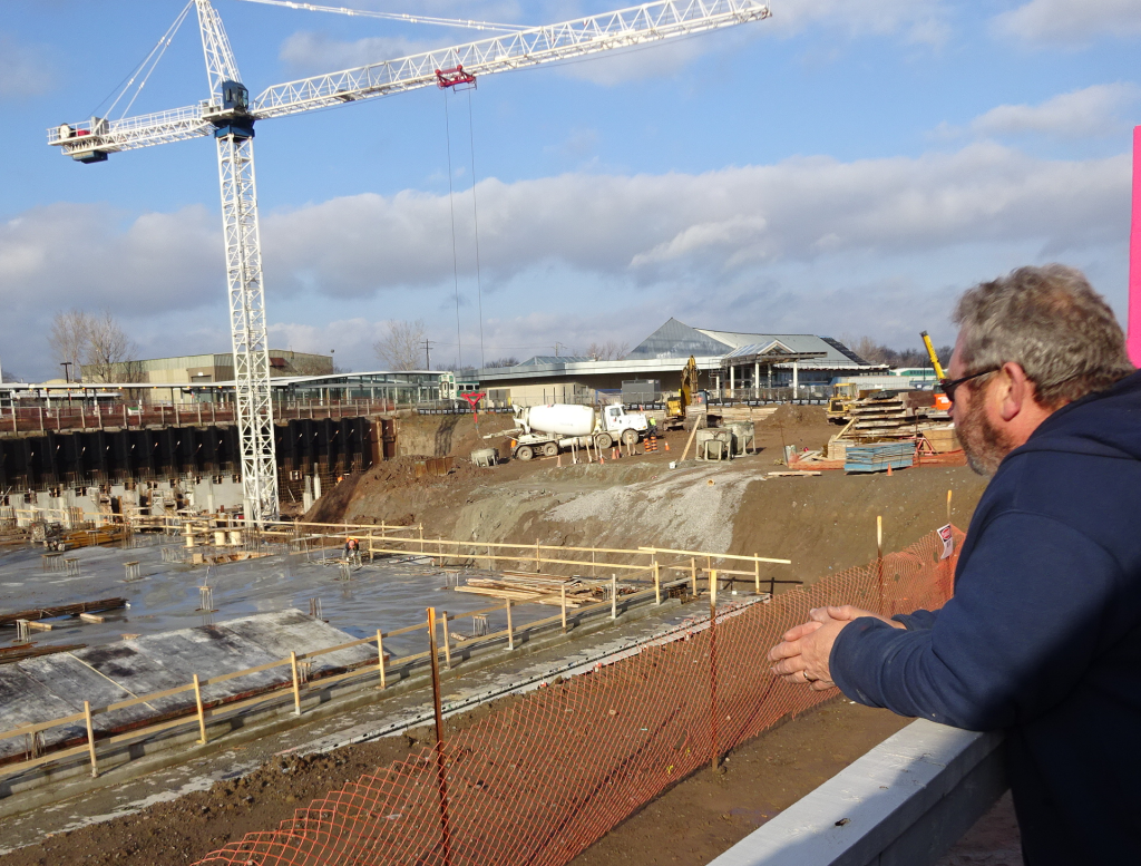 Paradigm - Roger Park at the site level 2 being poured