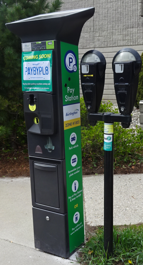 Parking meters - old and new