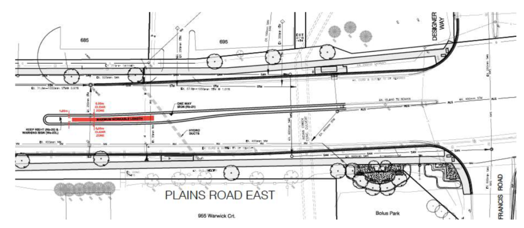 Plains Road - drawing