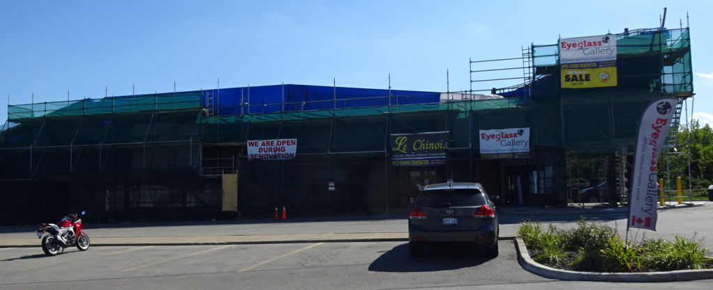 Plaza where CinePlex is