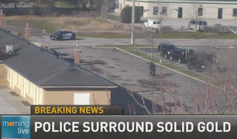 Police at Solid Gold