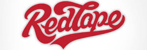 Red tape signage