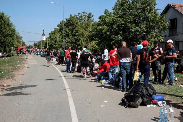 Refugees fleeing Syria