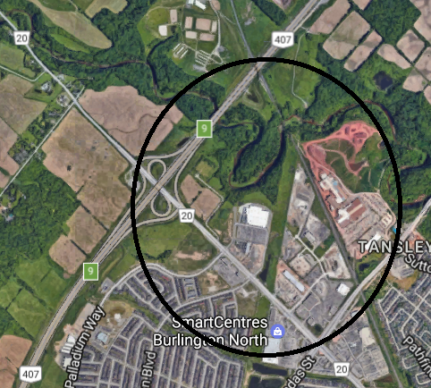 Robertson search area