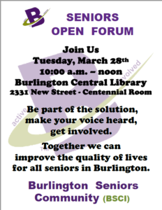 Seniors association poster