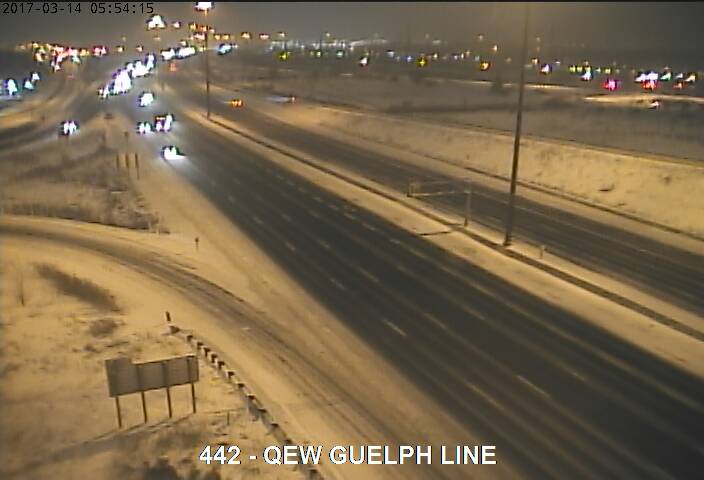 Snow 2 QEW near Guelph