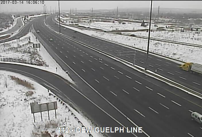 Snow 3 QEW at Guelph Line