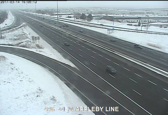 Snow 3 QEW near appleby
