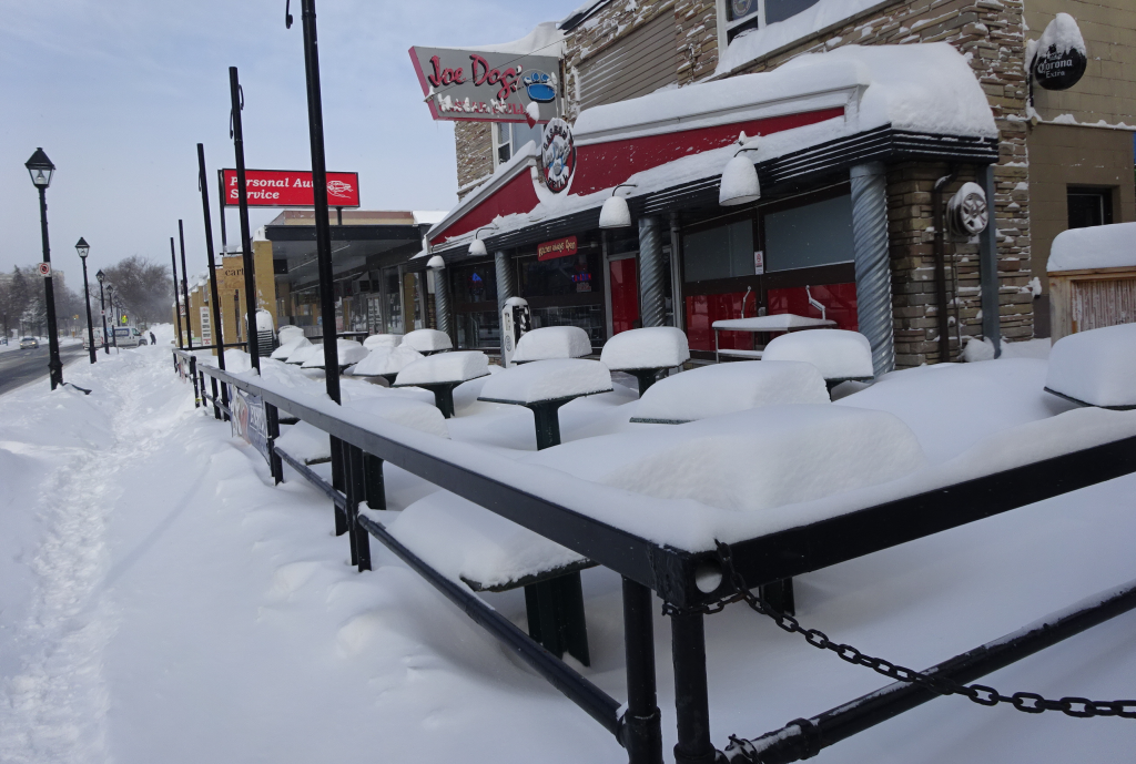 Snow fall - Joe Dogs Feb 2-15 001