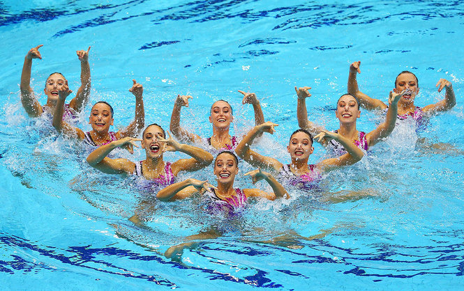 Synchronized swimming