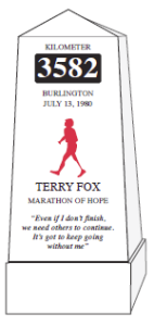 Terry Fox monument rendering