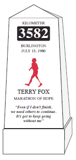 Terry Fox monument rendering