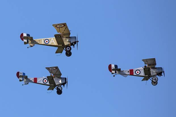 Three of the aircraft