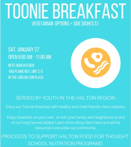 Toonie breakfast