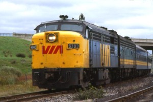 Via rail train - older